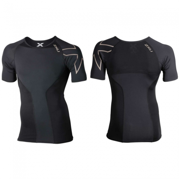 2XU Elite Compression S/S Top-crew Herren schwarz MA3013a MA3013a